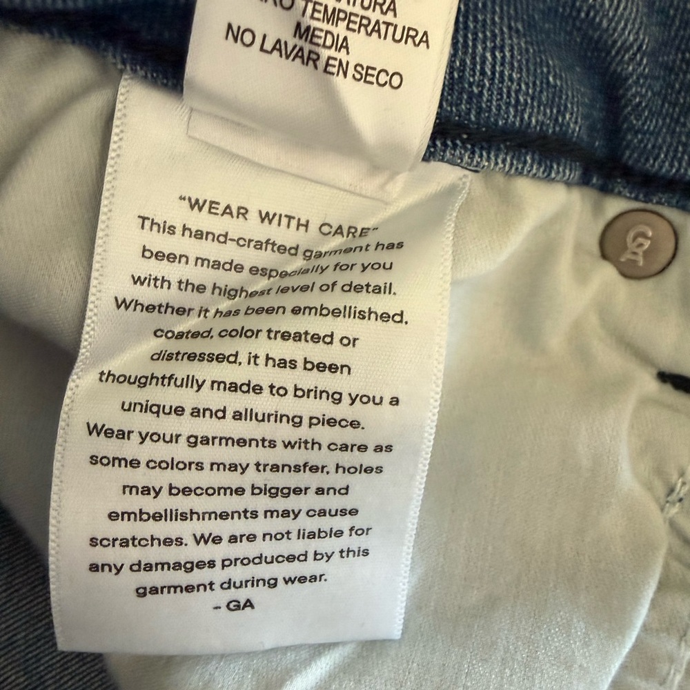 GOOD AMERICAN Good Legs Straight Split Pocket Women's Jeans - NEW - 27 - Picture 12 of 12
